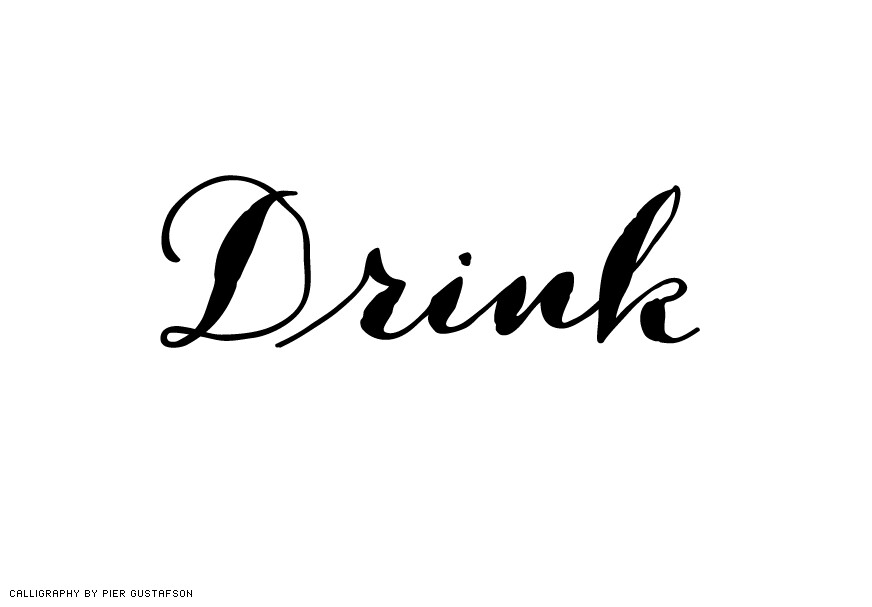Drink restaurant logo