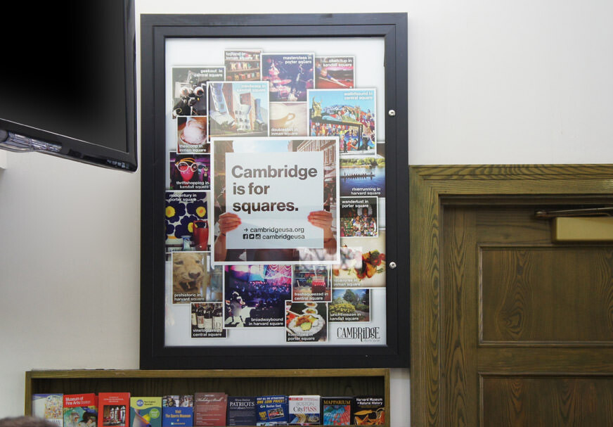 Cambridge is for squares framed poster