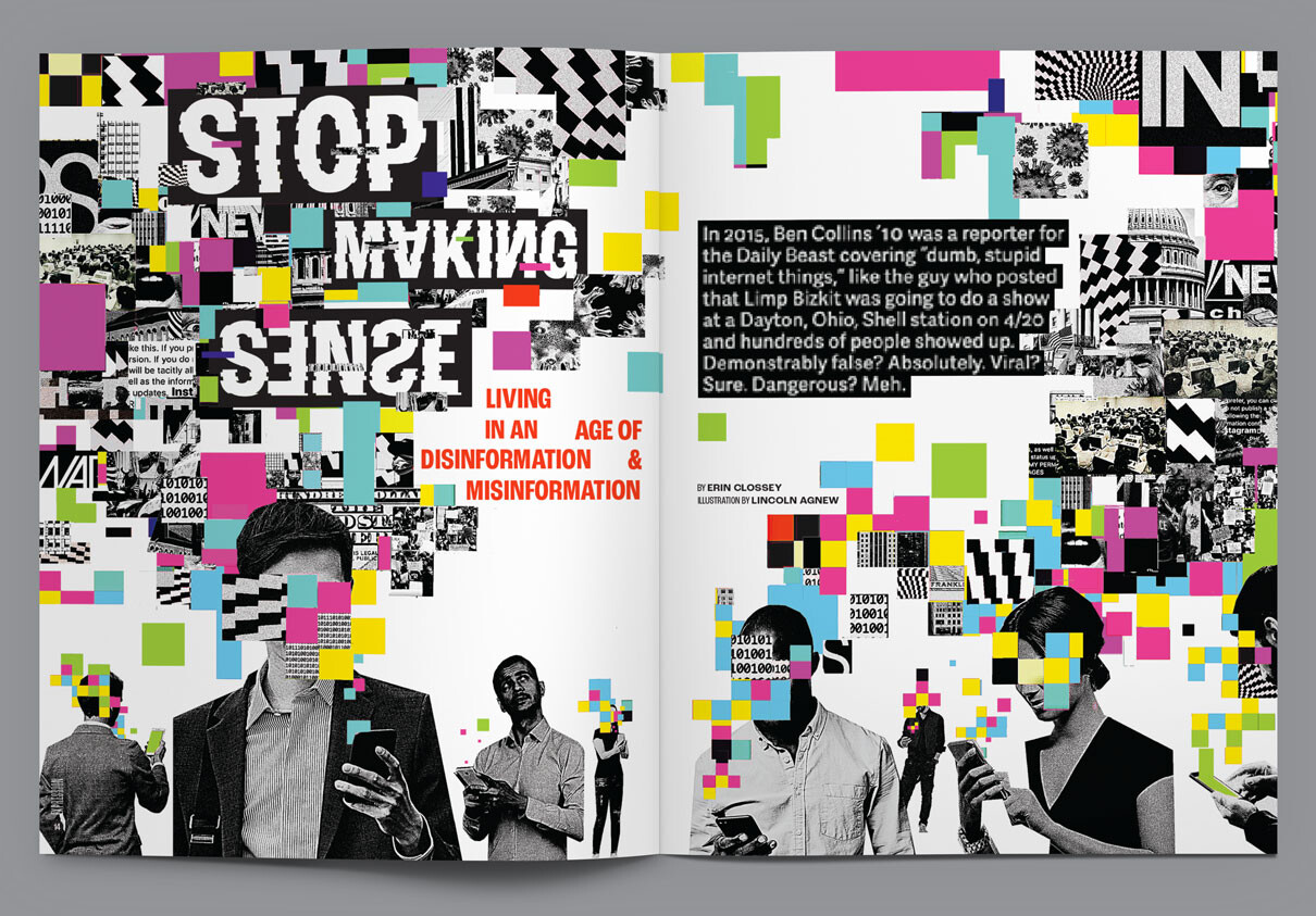 Expression “Stop Making Sense” opening spread