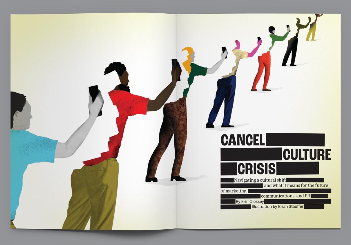 Expression “Cancel Culture Crisis” opening spread