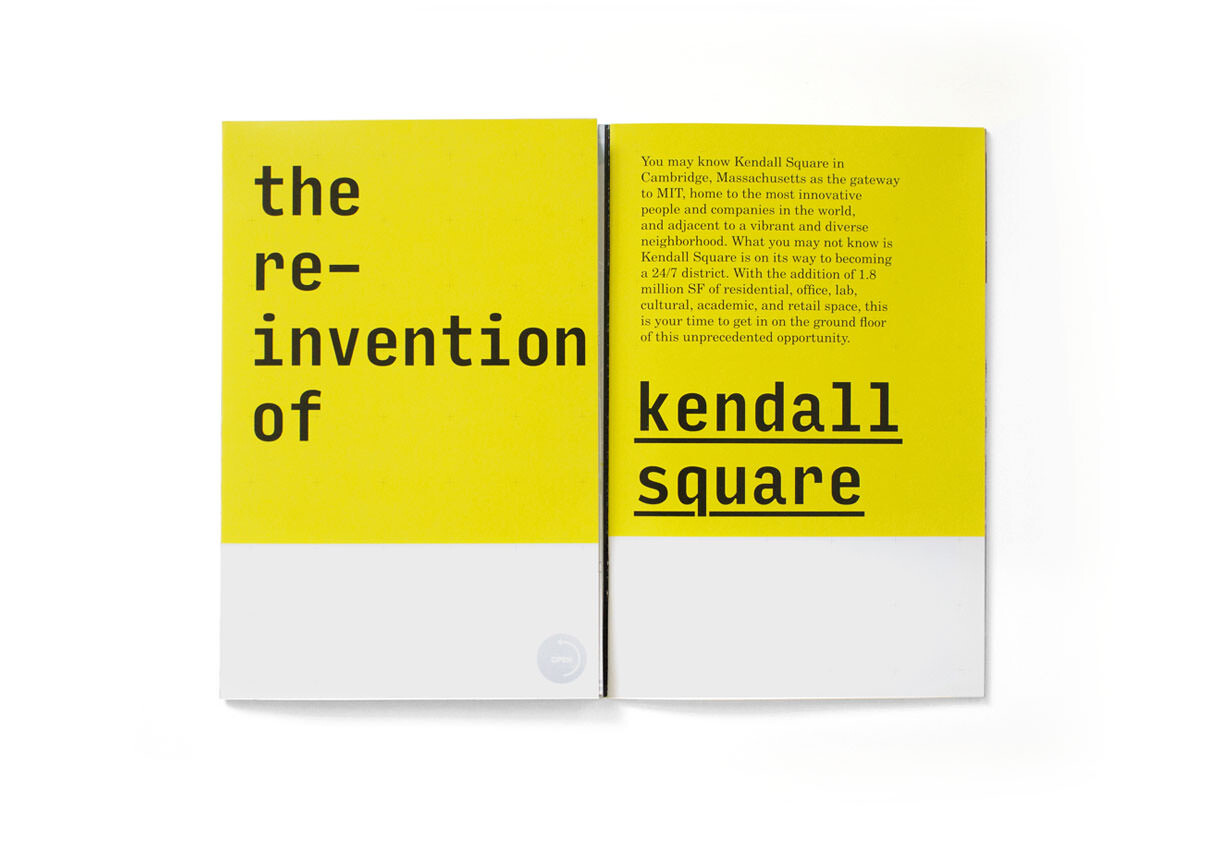 Kendall Square brochure spread