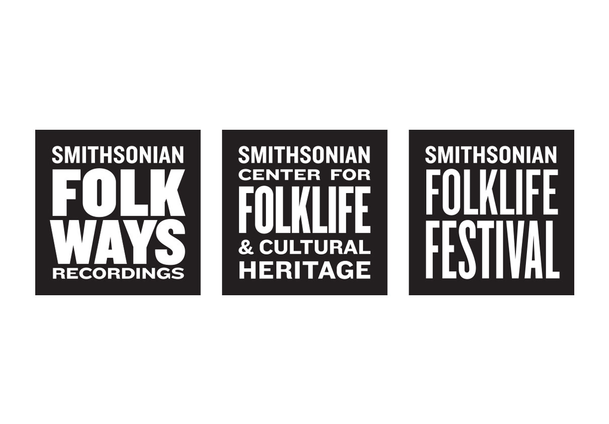 Smithsonian Folkways, Folklife, and Festival logos