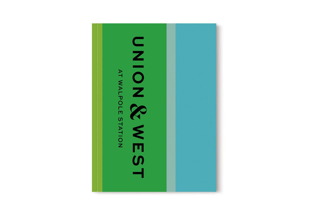 Colorful Union & West brochure cover